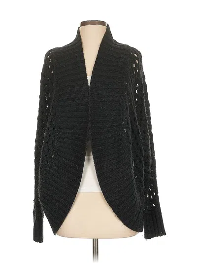 Pre-owned Cozy Casuals Cardigan Sweater In Black