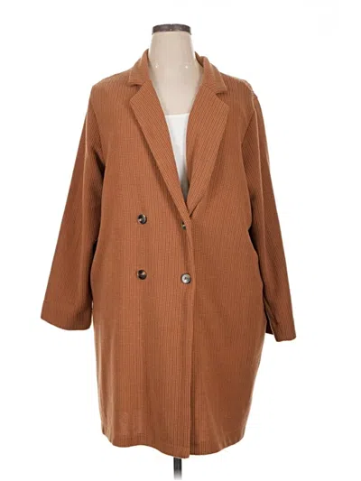 Pre-owned Cozy Casuals Cardigan Sweater In Brown
