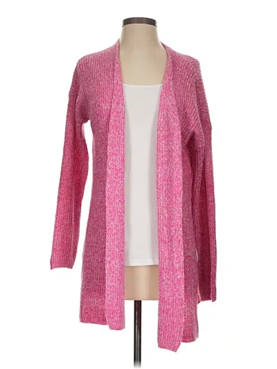 Pre-owned Cozy Casuals Cardigan Sweater In Pink