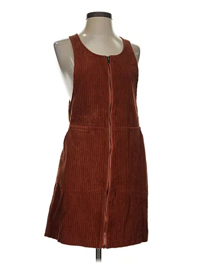 Pre-owned Cozy Casuals Casual Dress In Brown