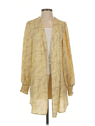 Pre-owned Cozy Casuals Kimono In Gold