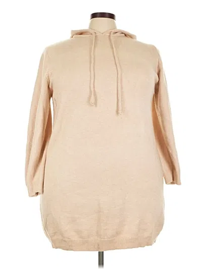 Pre-owned Cozy Casuals Pullover Hoodie In Tan