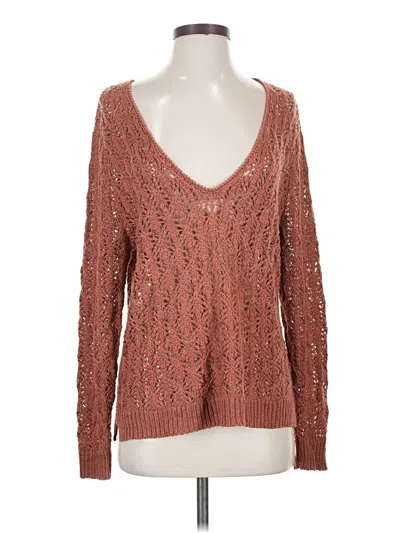 Pre-owned Cozy Casuals Pullover Sweater In Brown