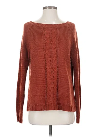 Pre-owned Cozy Casuals Pullover Sweater In Brown