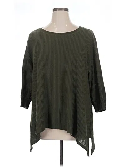 Pre-owned Cozy Casuals Pullover Sweater In Green