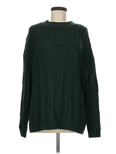 Pre-owned Cozy Casuals Pullover Sweater In Green