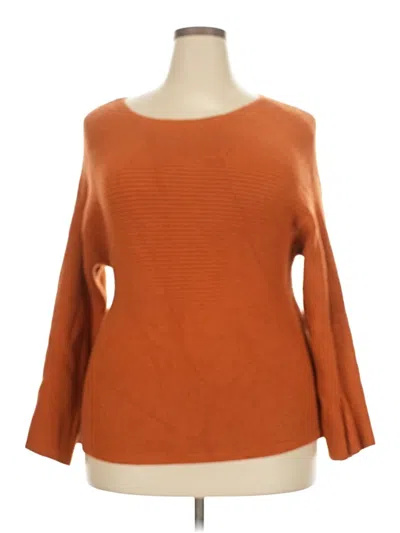 Pre-owned Cozy Casuals Pullover Sweater In Orange