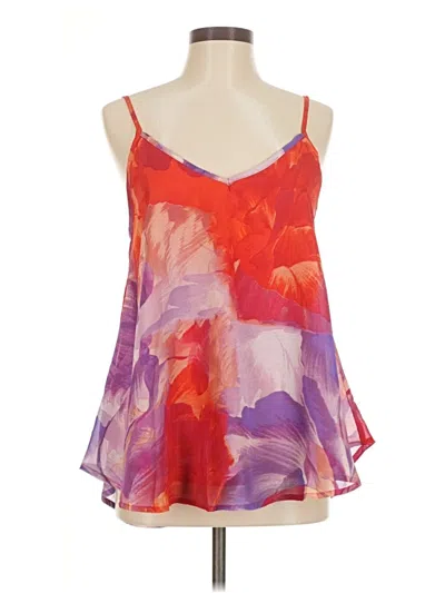 Pre-owned Cozy Casuals Sleeveless Blouse In Purple