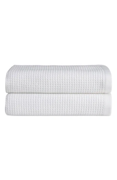 Cozy Earth 2-pack Waffle Hand Towel In White