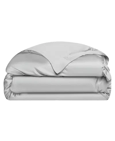 Cozy Earth Wrinkle Resistant Duvet Cover In Light Grey
