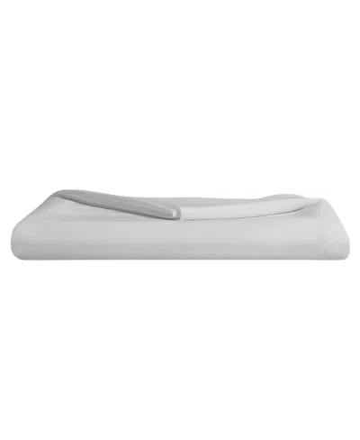 Cozy Earth Flat Sheet, Twin In Light Grey