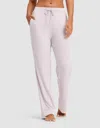 Cozy Earth Bamboo Stretch-knit Pajama Pant In Lilac In Pink