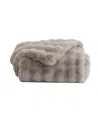 Cozy Earth Bubble Cuddle Throw Blanket In Light Grey