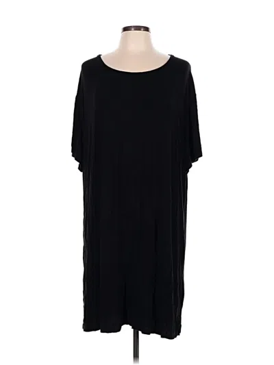 Pre-owned Cozy Earth Casual Dress In Black