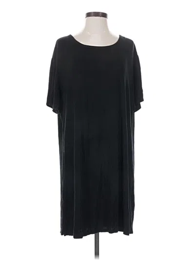 Pre-owned Cozy Earth Casual Dress In Black