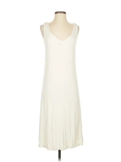Pre-owned Cozy Earth Casual Dress In Ivory