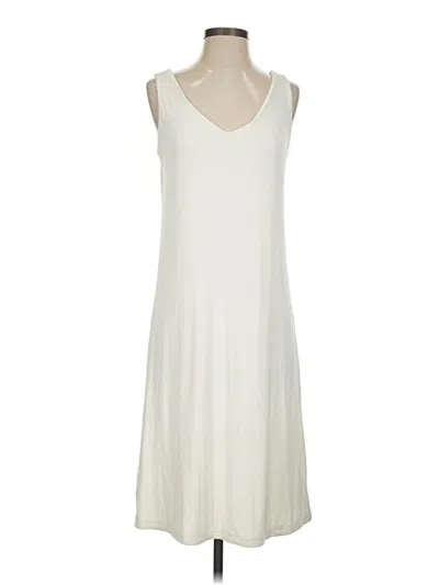 Pre-owned Cozy Earth Casual Dress In Ivory