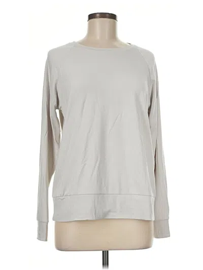 Pre-owned Cozy Earth Long Sleeve T-shirt In Gray