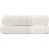 Cozy Earth Luxe Set Of 2 Bath Towels In White