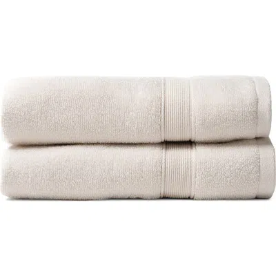 Cozy Earth Luxe Set Of 2 Hand Towels In Neutral