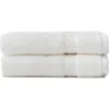 Cozy Earth Luxe Set Of 2 Hand Towels In White