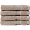 Cozy Earth Luxe Set Of 4 Washcloths In Brown