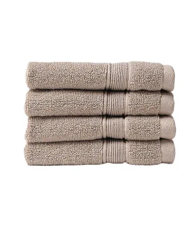 Cozy Earth Luxe Washcloths, Set Of 4 In Sand