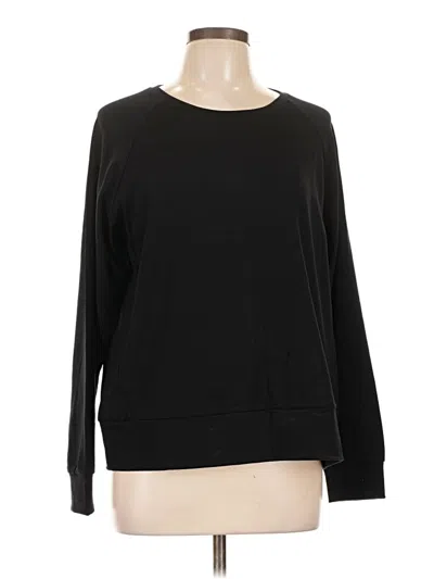 Pre-owned Cozy Earth Pullover Sweater In Black