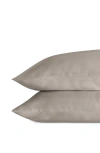 Cozy Earth Set Of 2 Wrinkle Resistant Pillowcases In Dove Grey