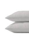 Cozy Earth Set Of 2 Wrinkle Resistant Pillowcases In Light Grey