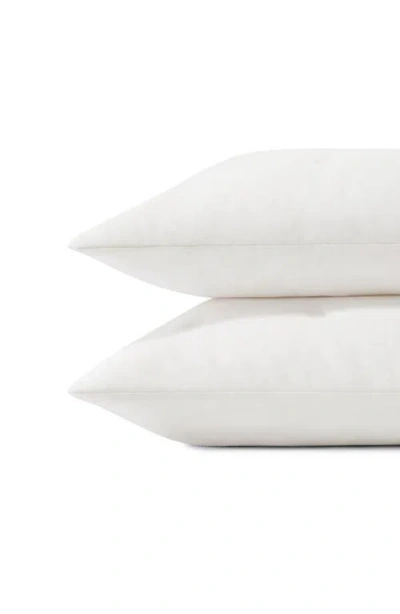 Cozy Earth Set Of 2 Wrinkle Resistant Pillowcases In White