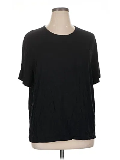 Pre-owned Cozy Earth Short Sleeve T-shirt In Black