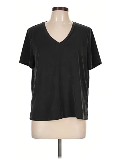 Pre-owned Cozy Earth Short Sleeve T-shirt In Black