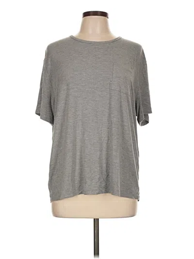 Pre-owned Cozy Earth Short Sleeve T-shirt In Gray