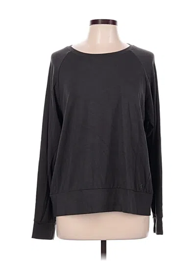 Pre-owned Cozy Earth Sweatshirt In Black