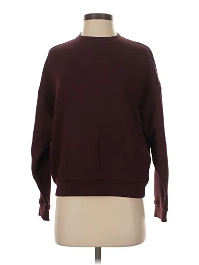 Pre-owned Cozy Earth Sweatshirt In Burgundy