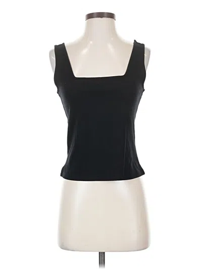 Pre-owned Cozy Earth Tank Top Black Strapless Neckline Tops