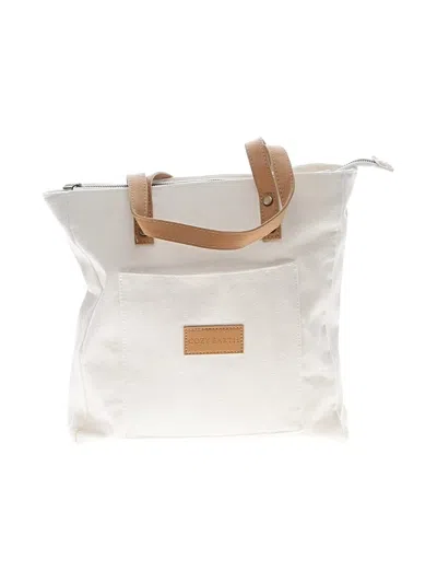 Pre-owned Cozy Earth Tote Bag In Ivory