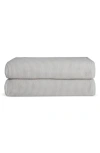 Cozy Earth Waffle Bath Sheet In Gray