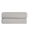 Cozy Earth Waffle Bath Towels, Set Of 2 In Light Grey
