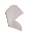 Cozy Earth Waffle Terry Hair Towel In Light Grey