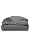 Cozy Earth Wrinkle Resistant Duvet Cover In Charcoal