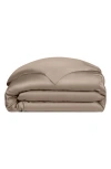 Cozy Earth Wrinkle Resistant Duvet Cover In Brown