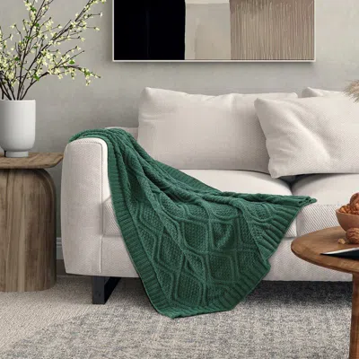 Cozy Tyme Abner Throw In Green