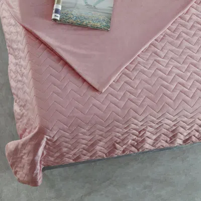 Cozy Tyme Eshe Weighted Blanket In Pink