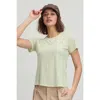 Cozy Zero 100% Merino Lightweight Tee In Green