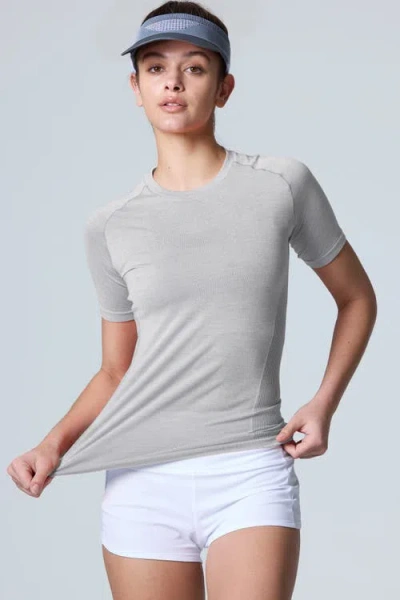 Cozy Zero Performawool Aero Weight Tee In Gray