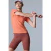 Cozy Zero Tech Merino Light Weight Daily Tee In Melon