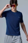 Cozy Zero Tech Merino Light Weight Daily Tee In Poseidon