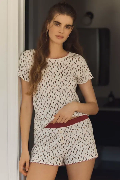 Cozyland By Morgan Lane Anemone Suzie Pajama Set In Neutral